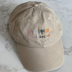 Soul Sanctuary Cat Meffan Yoga Baseball cap in "Sand" color - NWT